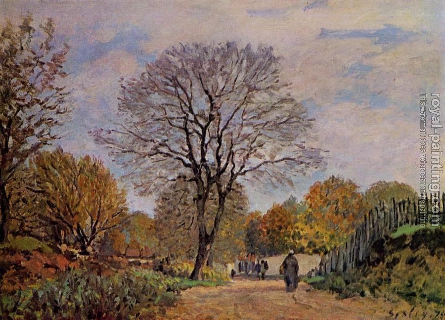 Alfred Sisley : A Road in Seine-et-Marne